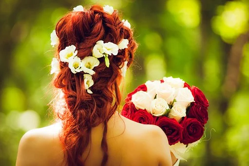 décoration cheveux mariage